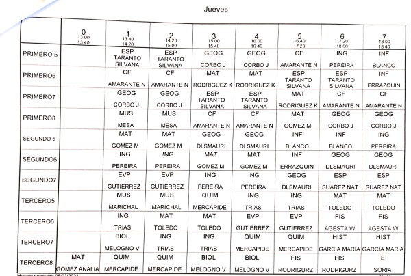 horarios 9